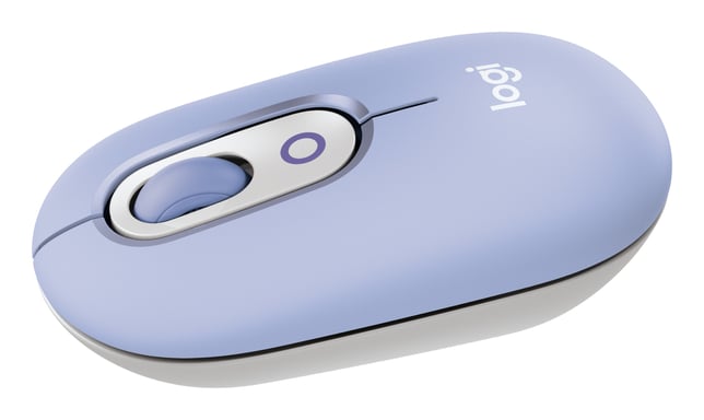 Logitech POP Mouse, ratón inalámbrico Bluetooth compacto y portátil con botones programables y clics discretos, tecnología Easy-Switch para alternar h