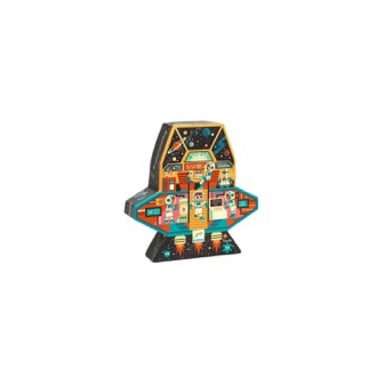Puzzle Silueta Estación Espacial - 54 piezas para niños