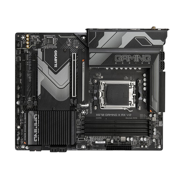 GIGABYTE X670 GAMING X AX V2 carte mère AMD X670 Emplacement AM5 ATX - Neuf