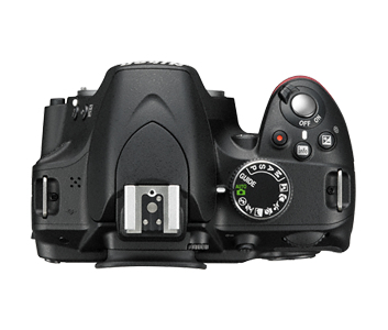 Nikon D3200 Noir - vue 2