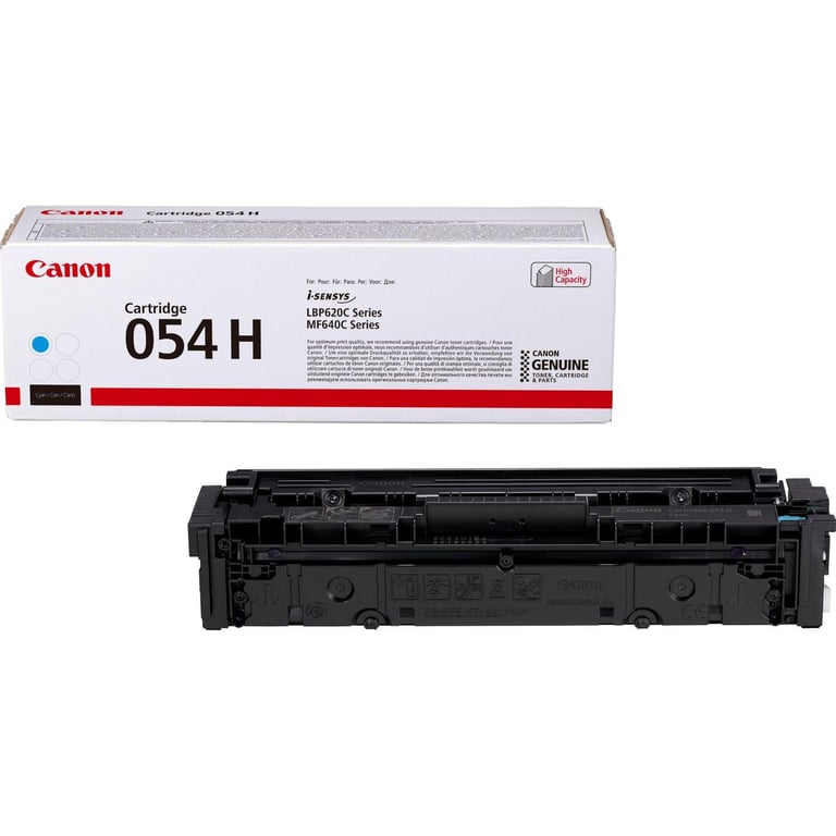 Canon Toner Cyan 054H 2300 Pages 3027C002 - vue 4