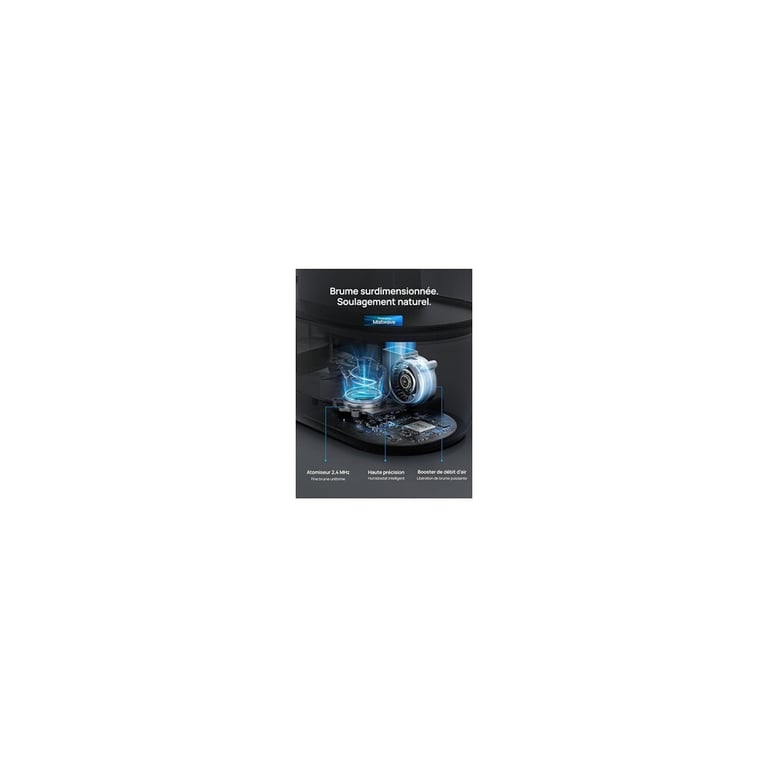 Humidificateur DREO HM420S – 4 L, Autonomie 30h, Silencieux 28 dB - vue 3
