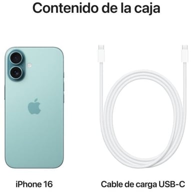 iPhone 16 (5G) Turchese, 128 GB