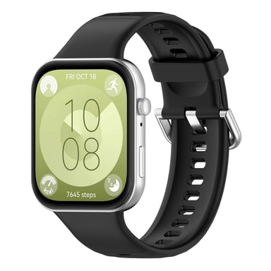 Cinturino in silicone per Huawei Watch Fit 3 Black