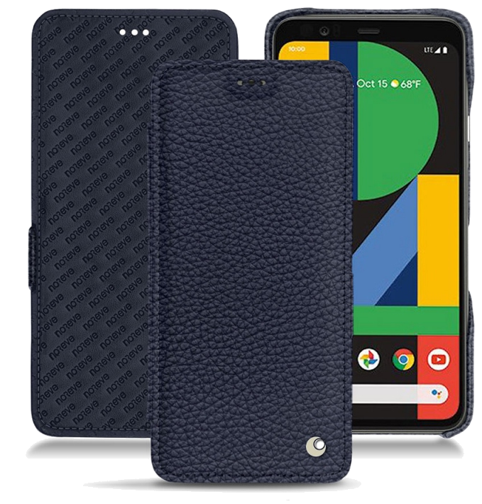 Housse cuir Google Pixel 4 XL - Rabat horizontalBleu