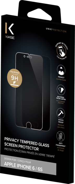 Protection d'écran Privée en verre trempé pour Apple iPhone 6/6s