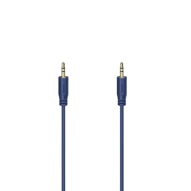 Cavo audio Hama Flexi-Slim 0,75 m 3,5 mm Blu