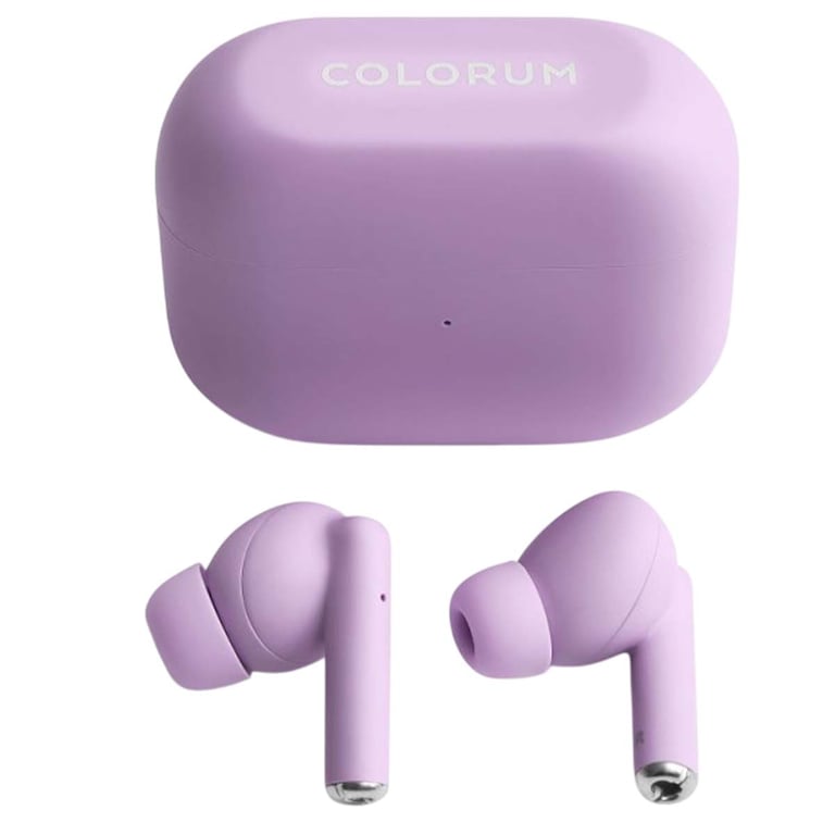 Écouteurs TWS Intra auriculaires Bluetooth 5.3 avec Réduction de Bruit Lavande Neuf - vue 2