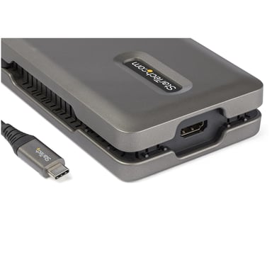 StarTech.com - DKT31CSDHPD3 - Adaptador multipuerto USB-C - USB C a 4K60Hz HDMI 2.0, 100W PD/SD/Micro SD