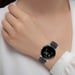 Bracelet de montre en cuir véritable 20 mm pour Google Pixel Watch 1/2 Black