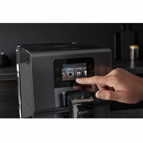 KRUPS Machine à café à grain Cafetière à grain Expresso Cappuccino EA875U10 - vue 5