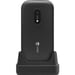 DORO 6040 - Teléfono móvil clamshell Senior - Pantalla grande - Botón de asistencia con geolocalización GPS - Negro