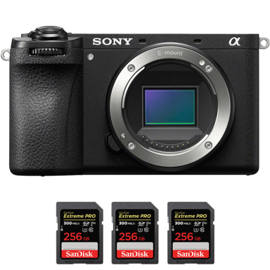 Appareil photo hybride Sony A6700 + 3 SanDisk 256GB Extreme PRO UHS-II + Ebook ''20 astuces pour des images qui claquent''