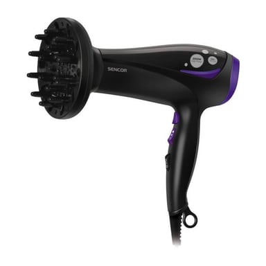 Secador de pelo iónico - SENCOR - SHD 108VT - 2000 W - 2 velocidades - Negro