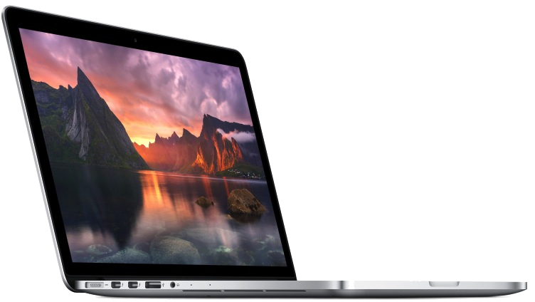 Apple MacBook Pro 13" Retina Ordinateur portable 33,8 cm (13.3") Quad HD  Intel Core i5 8 Go DDR3L-SDRAM 128 Go Flash Mac OS X Mavericks Argent