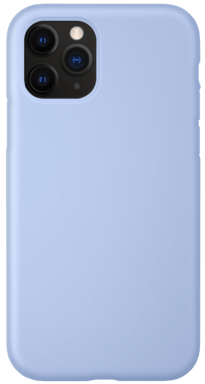 Guscio in morbido silicone gel antiurto per Apple iPhone 11 Pro, blu lilla