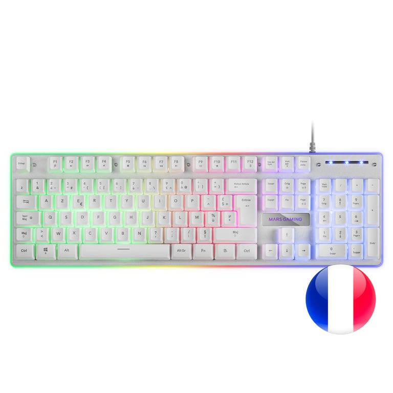 Clavier mécanique gaming Mars Gaming MKULTRA clavier USB AZERTY