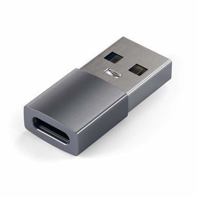 Satechi ST-TAUCM cambiador de género para cable USB-A USB-C Gris