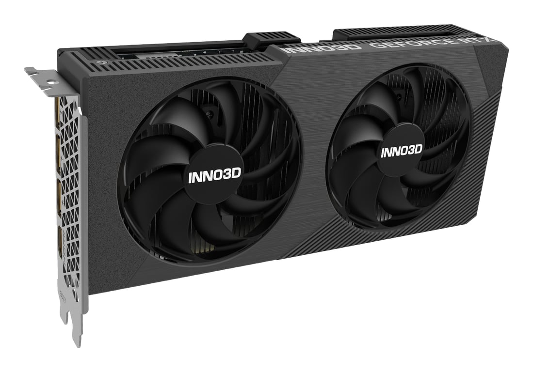 Inno3D GeForce RTX 5060 TWIN X2 Carte graphique GeForce RTX 5060 8 Go GDDR7 PCI Express 5.0 HDMI 3 x DisplayPort - vue 2