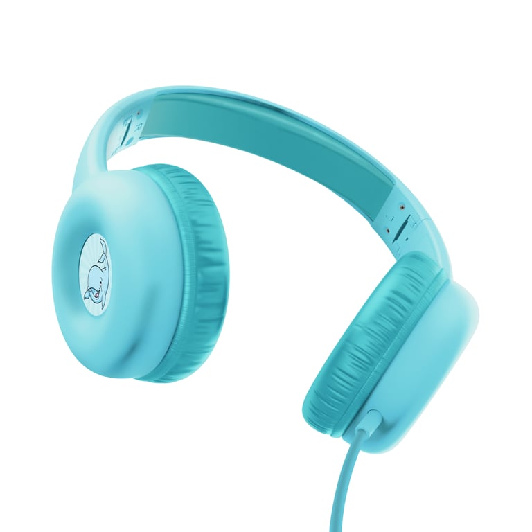 Trust Nouna Casque Filaire Audio pour Enfant 4 avec Limite de Volume 85dB Ecouteurs Filaire Pliable avec Micro et Autocollants Connexion 3.5mm Casque pour Switch Tablette Musique - vue 4