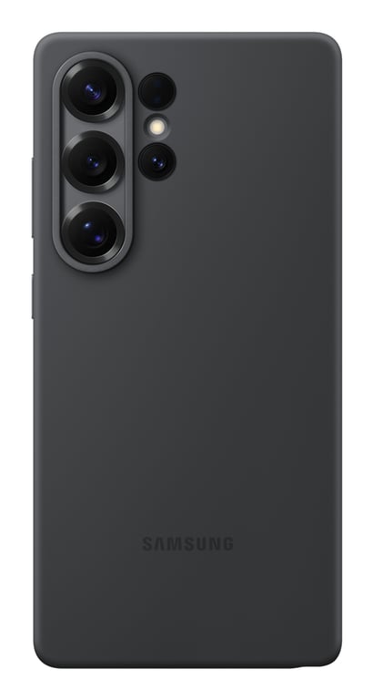 Samsung silicone Galaxy S25 Ultra Noir - vue 3