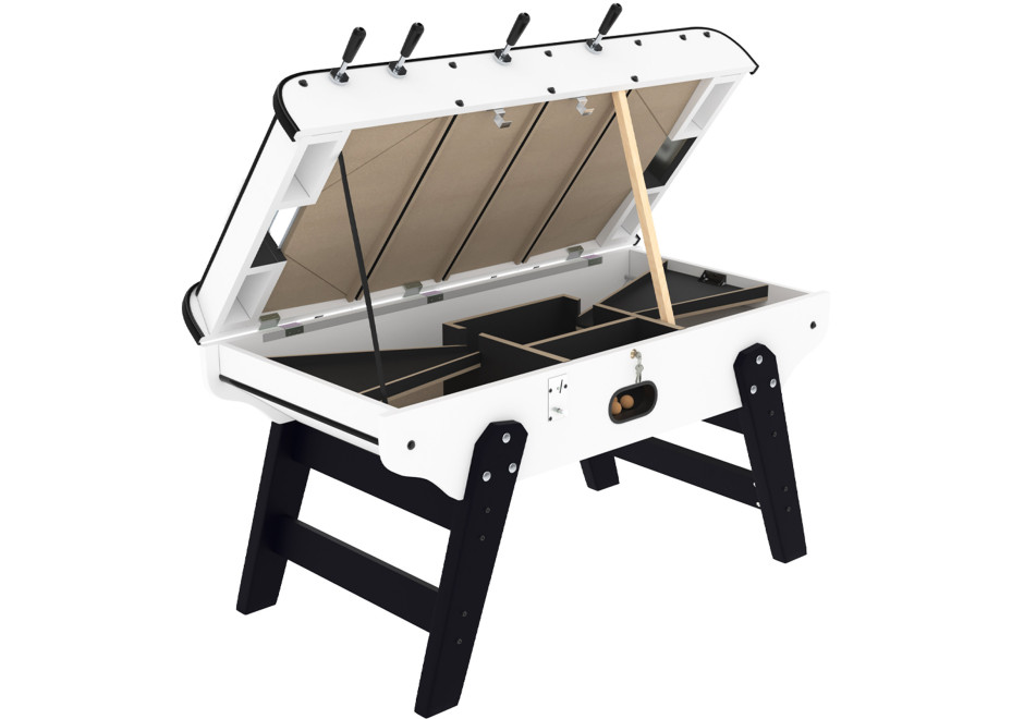 Baby foot Bistrot Blanc avec monnayeur - Neuf