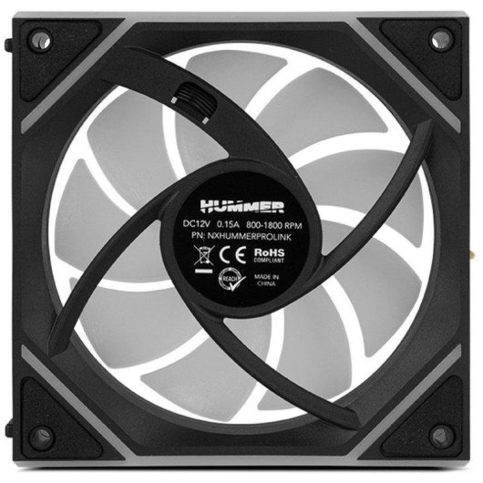 NOX Hummer Pro Link Boitier PC Refroidisseur d'air 12 cm 3 pièces - vue 4