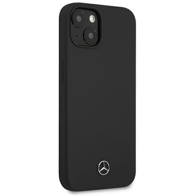 Funda Mercedes para iPhone 13 mini 5.4'' negra Silicone Line