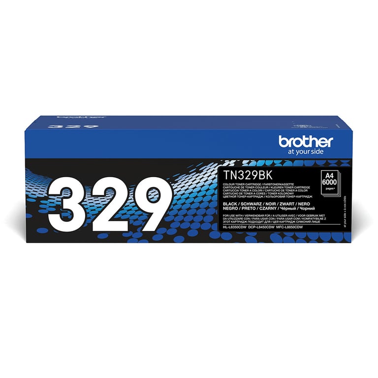 Brother TN329BK Toner - vue 3