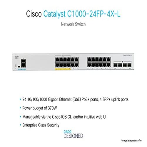 Cisco Catalyst C1000 24FP 4X commutateur réseau Géré L2 Gigabit Ethernet 101001000 Connexion Ethernet supportant 'alimentation via ce port PoE Neuf - vue 4