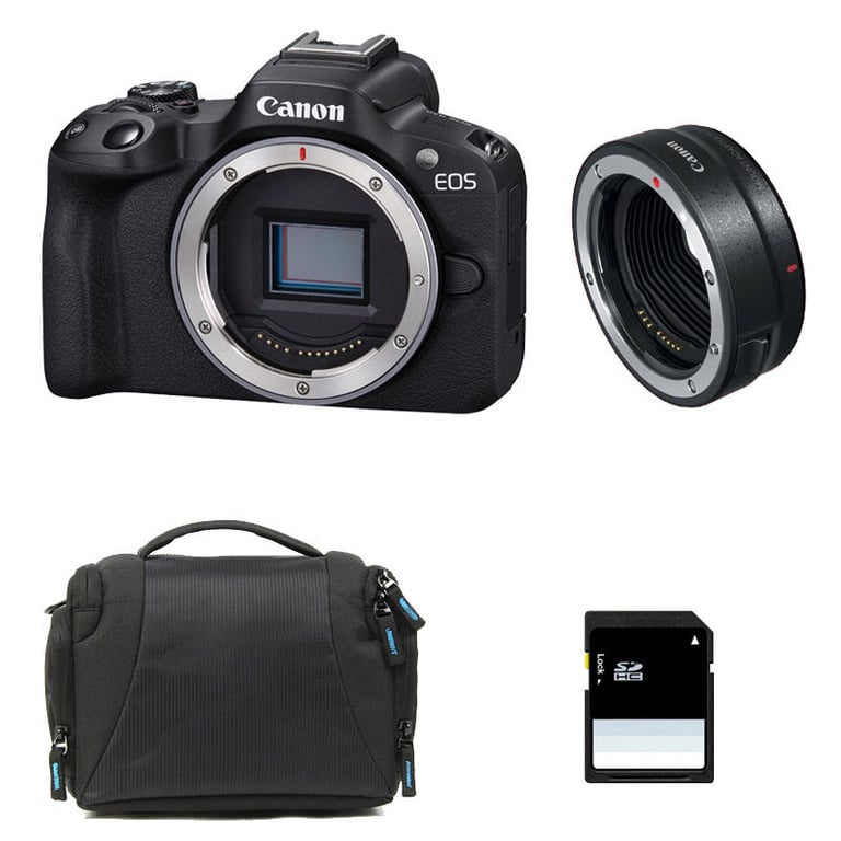 CANON EOS R50 Garanti + Sac + Carte SD 8 Go + Bague EF EOS R - vue 3