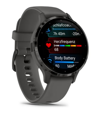 Garmin Venu 3S 3,05 cm (1.2'') AMOLED digitale 390 x 390 pixel Touchscreen Grigio Wifi GPS (satellitare)