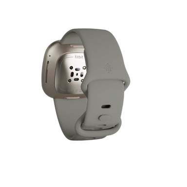 Fitbit Versa Sense Sage Grey Silver AMOLED Digital Pantalla táctil Gris Wifi GPS (satélite)