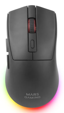 Mars Gaming MM-T3 ratón Juego mano derecha RF Wireless + Bluetooth + USB Type-C Óptico 14400 DPI