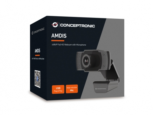 Webcam Conceptronic AMDIS08B – 15,9 MP, 3840 x 2160 pixels, USB 2.0 - vue 10