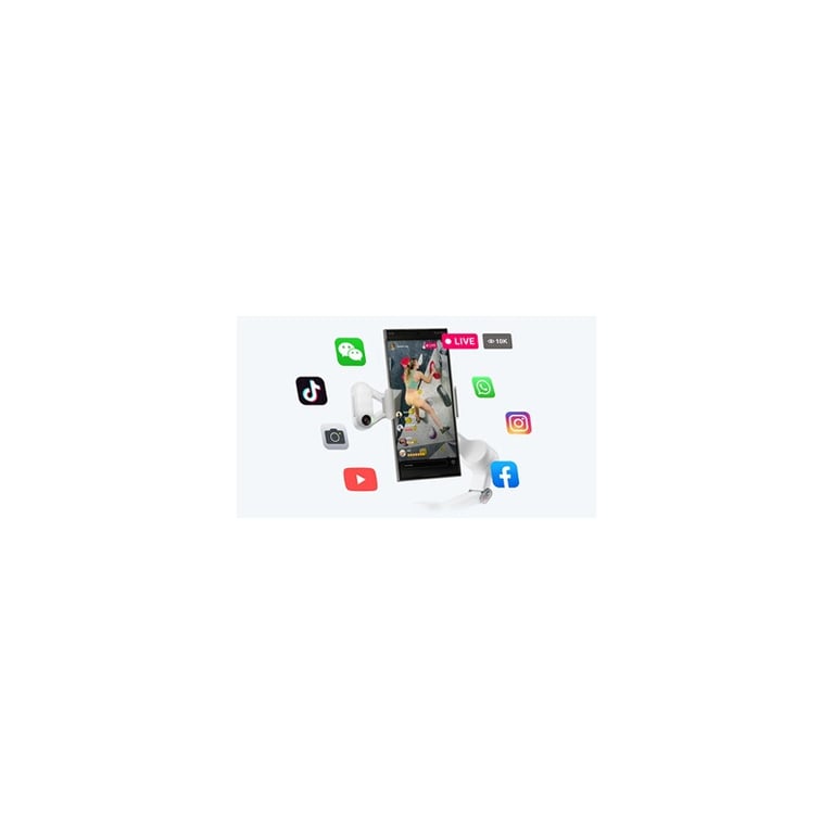 Stabilisateur Insta360 Flow 2 – Suivi Panoramique 360°, Stabilisation 3 Axes, Autonomie 10h - vue 10