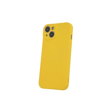 JAYM - Coque Silicone Jaune pour [ APPLE IPHONE 14 ] - 100% Silicone et Microfibre - Renforcée et Ultra Doux