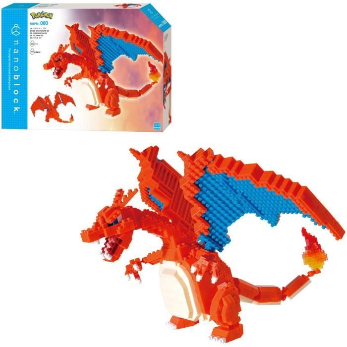 Figurine en Briques 860 pièces  Pokémon Dracaufeu (Charizard) BANDAI - vue 3