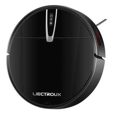 Liectroux V3S PRO robot aspirateur 0,6 L Sans sac Noir, Argent