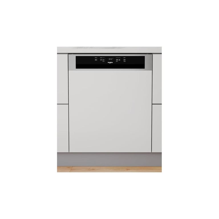 Lave vaisselle encastrable Whirlpool W3PFD636X 60 cm 14 couverts 46 dB cuve inox moteur Inverter 5 programmes Neuf