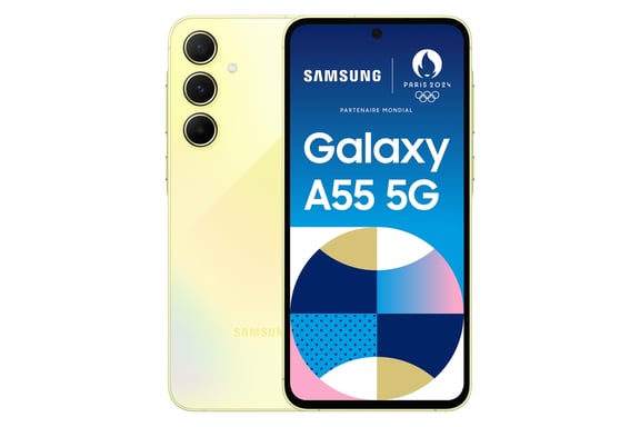 Samsung Galaxy A55 5G 16,8 cm (6.6'') Ranura híbrida Dual SIM Android 14 USB Tipo C 8 GB 128 GB 5000 mAh Amarillo