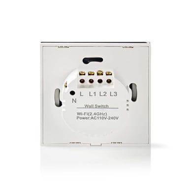 Nedis WIFIWC10WT émetteur de maison intelligente Avec fil &sans fil Mural WWAN