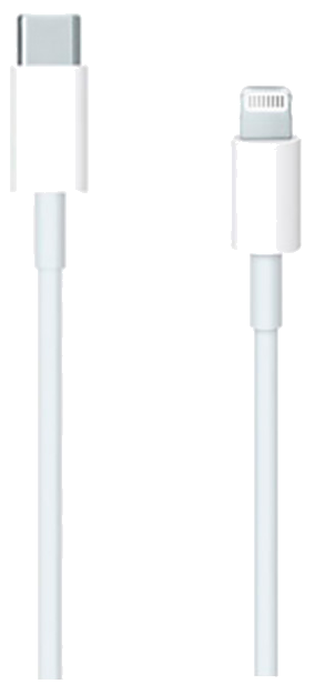 Câble d'origine Apple sans boitier connecteur USB-C vers Lightning (1 m) MX0K2ZM/A