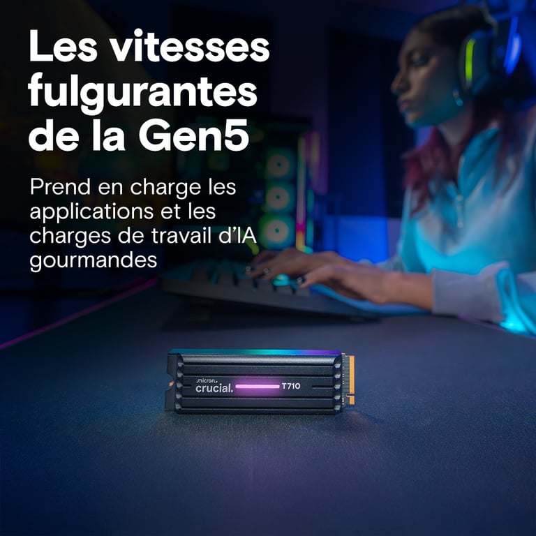 Crucial T710 Avec dissipateur - vue 6