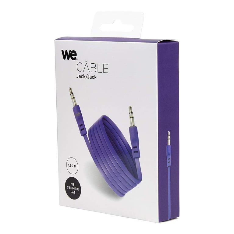 WE Câble JackJack plat 1m50 - vue 4