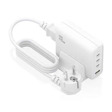 AISENS ASCH-140W4P055-W chargeur d'appareils mobiles Universel Blanc Secteur Charge rapide Intérieure