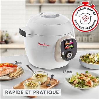 Multicuiseur Moulinex CE85XAF0 – Haute Pression 6L, Accessoire Air Fryer Extra Crisp - vue 4