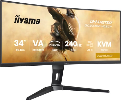 iiyama G-MASTER GCB3486WQSCP-B1 pantalla para PC 86,4 cm (34'') 3440 x 1440 Pixeles UltraWide Quad HD Negro