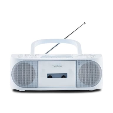 Radio CD K7 - MEDION - FM - 2x3W RMS - Azul