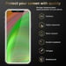 Verre trempé pour Apple iPhone XS MAX en TRANSPARENT avec du blanc Film de protection d'écran durci tempered glass plain ecran d'une dureté de 9H avec 3D Touch